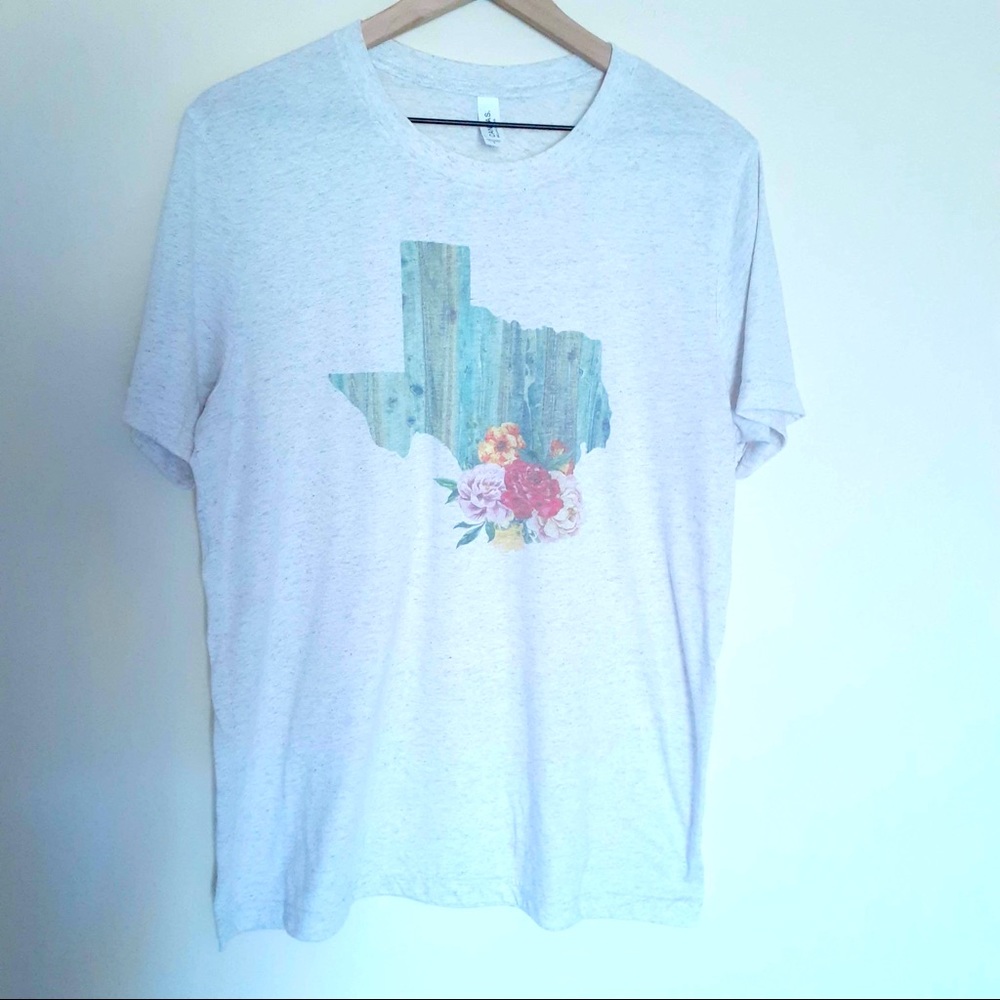 Bella Canvas Texas Rose graphic tee